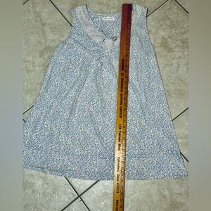 🌸🍃Carole Hochman Floral 100% Cotton Nightgown -Blue and White🍃🌸EUC